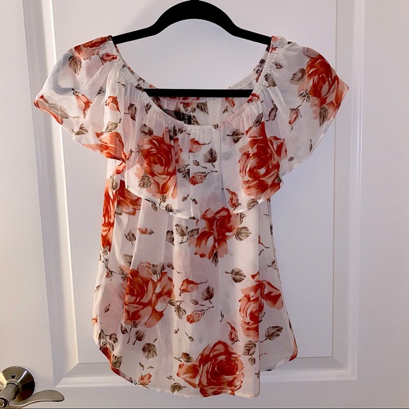 Reformation Off-shoulder Floral Top - Picture 2 of 2